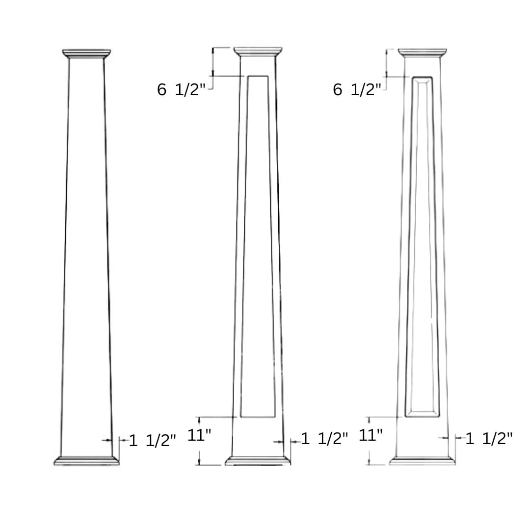Tapered Column - Multiple Sizes