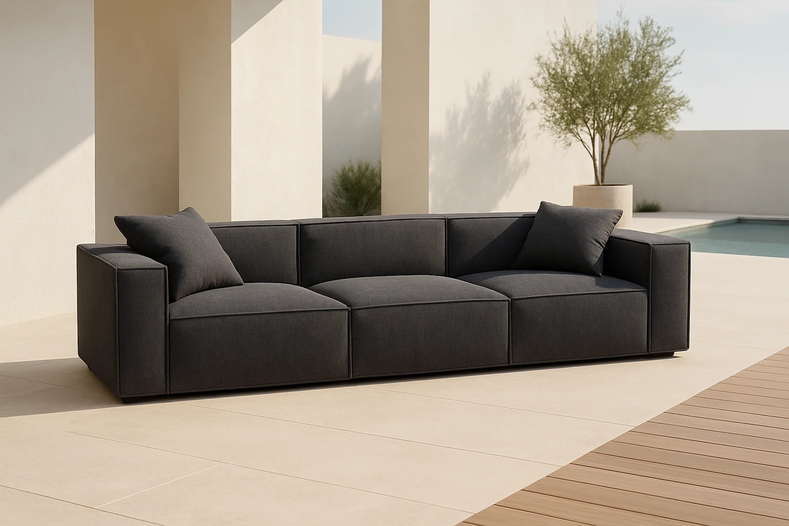 Deep Seat Cloud Couch Sofa – Oris 3-Seater (Outdoor) — image 8