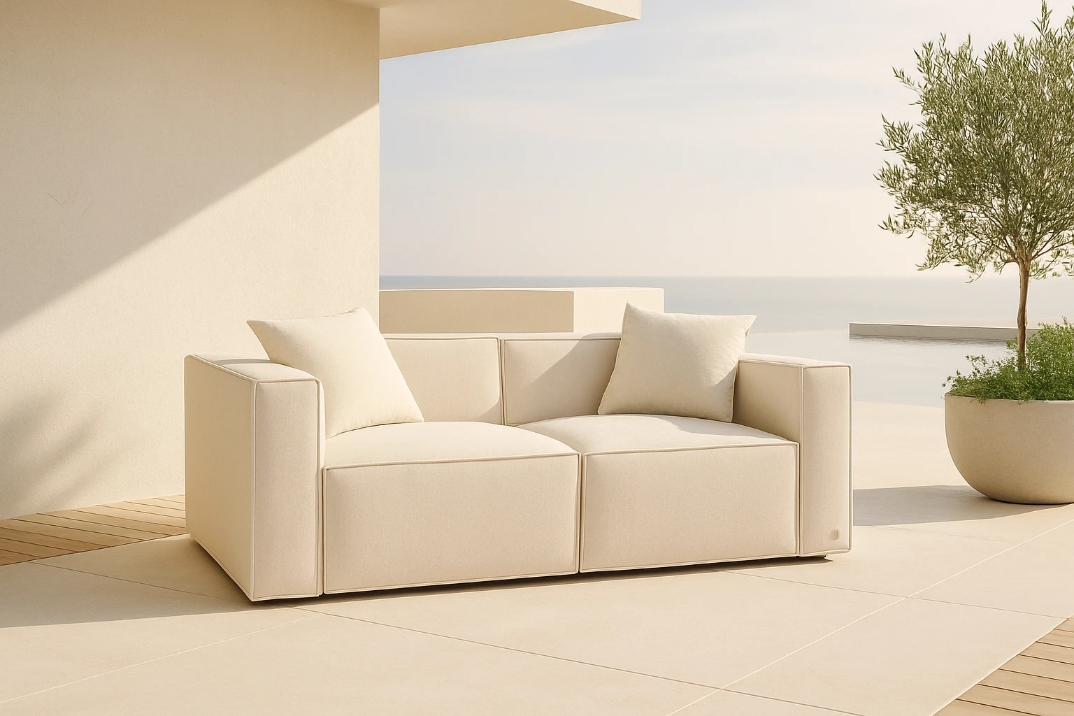 Cloud Couch Loveseat – Oris Collection (Outdoor) — main view