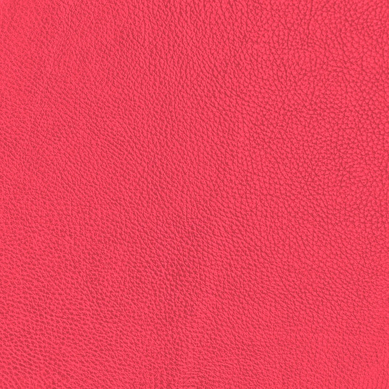 Coral Red leather