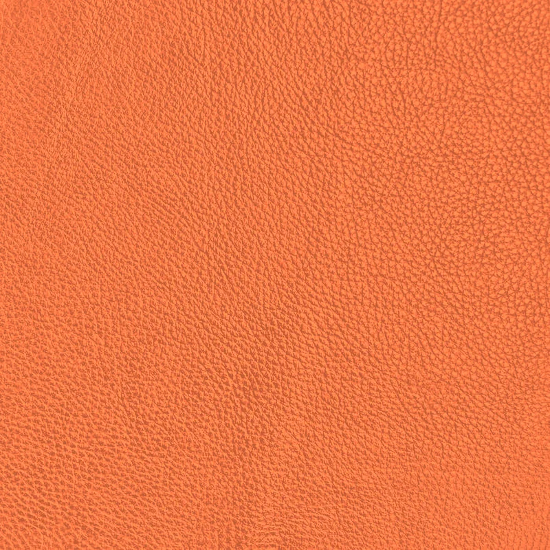 Orange leather