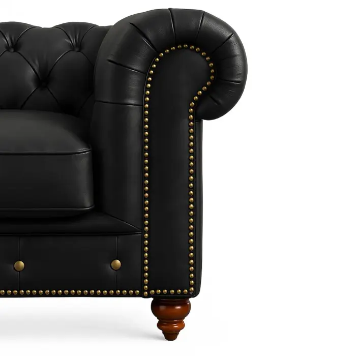 Chesterfield Sofa Black Sofa Sofas / Sectionals