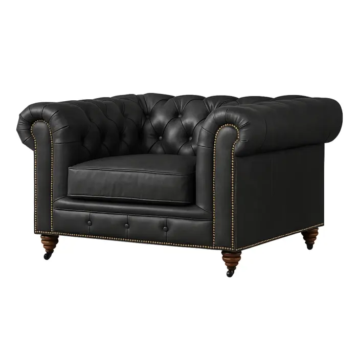 Chesterfield Sofa Chair Black