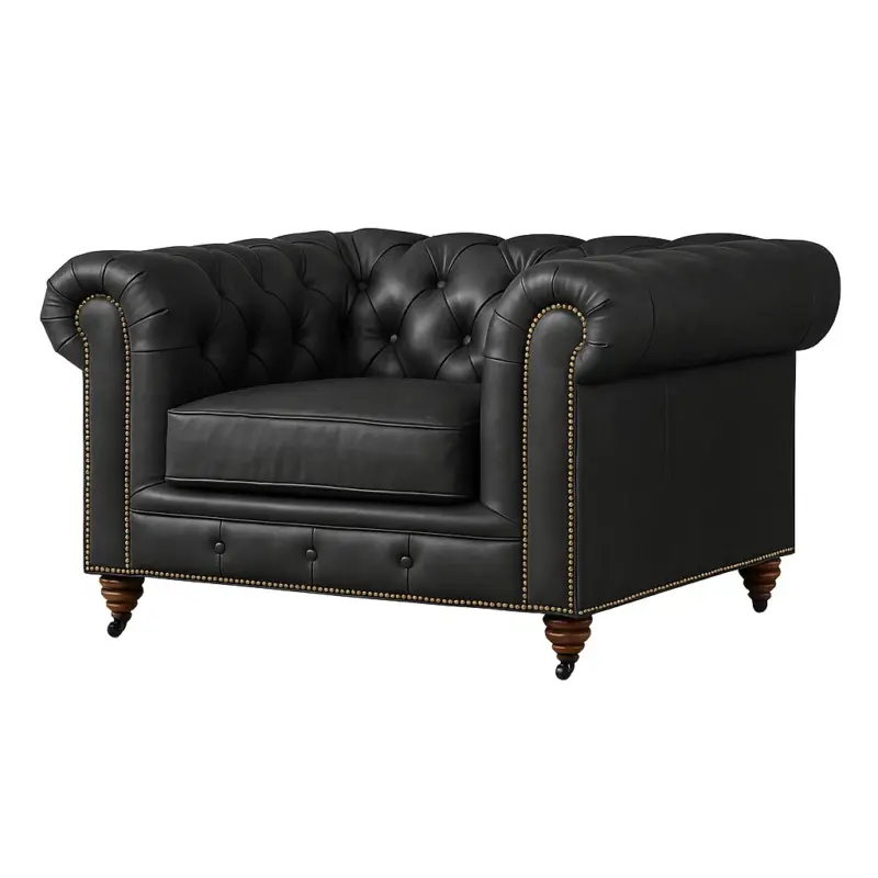 Chesterfield Sofa Chair Black