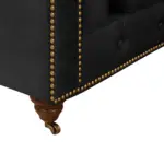 Chesterfield Sofa Chair Black — Chair, Sofas / Sectionals