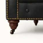 Chesterfield Sofa Chair Black — Chair, Sofas / Sectionals