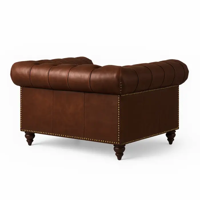 Chesterfield Sofa Chair Brown