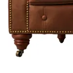 Chesterfield Sofa Chair Brown — Chair, Sofas / Sectionals