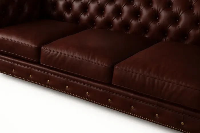Chesterfield Sofa Burgundy Sofas / Sectionals