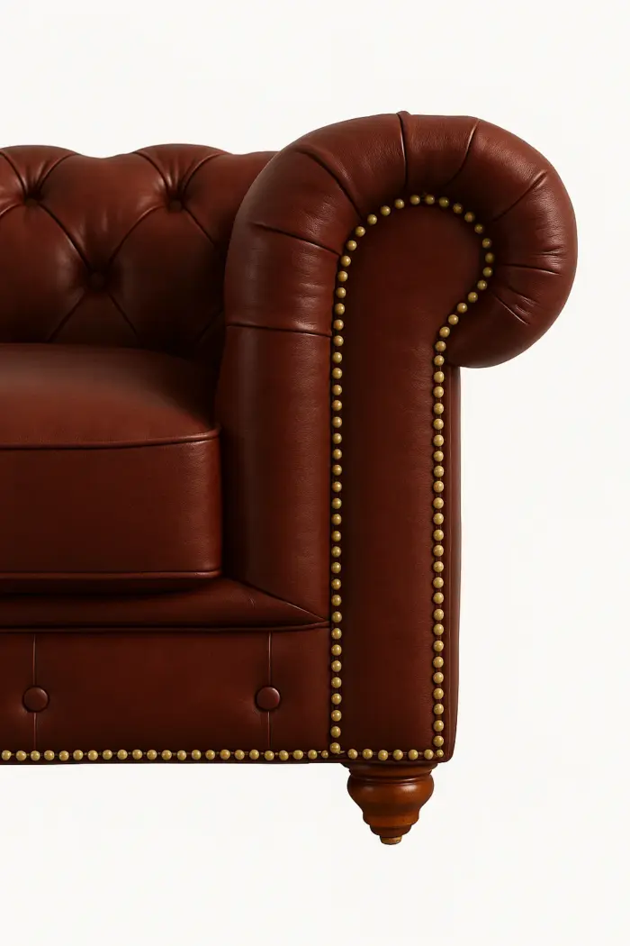 Chesterfield Sofa Burgundy Sofas / Sectionals