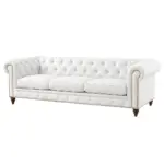 Chesterfield Sofa Chair White — Chair, Sofas / Sectionals