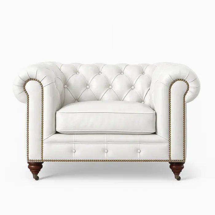 Chesterfield Sofa Chair White