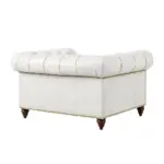 Chesterfield Sofa Chair White — Chair, Sofas / Sectionals