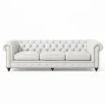 Chesterfield Sofa Chair White — Chair, Sofas / Sectionals