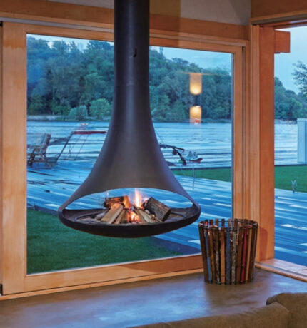 Suspended Fireplace VI