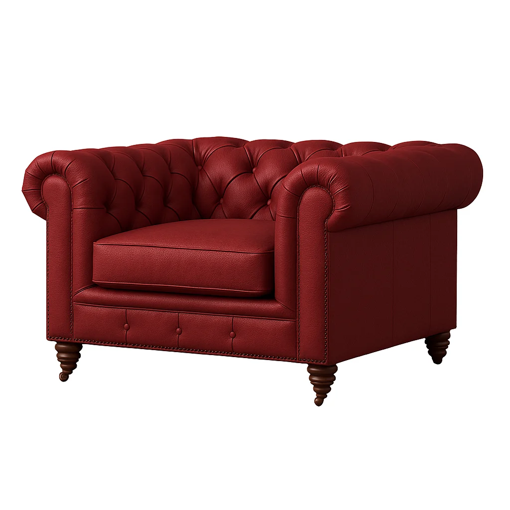 Chesterfield Sofa Chair Cranberry Chesterfield Sofa Chair Cranberry