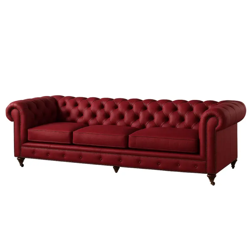 Chesterfield Sofa Cranberry