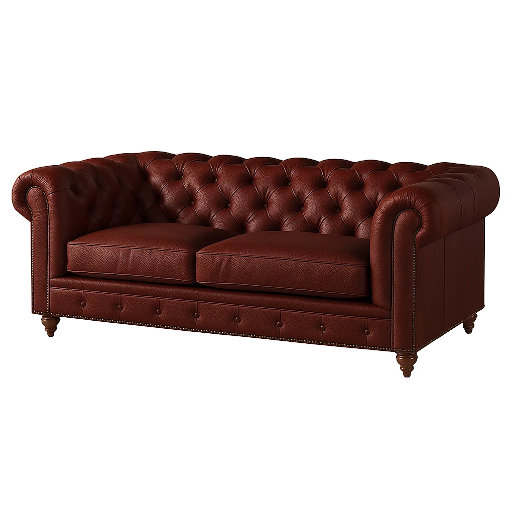 Chesterfield Sofa Loveseat Oxblood Chesterfield Sofa Loveseat Oxblood