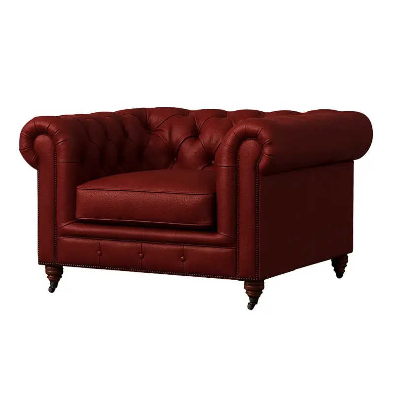 Chesterfield Sofa Chair Oxblood