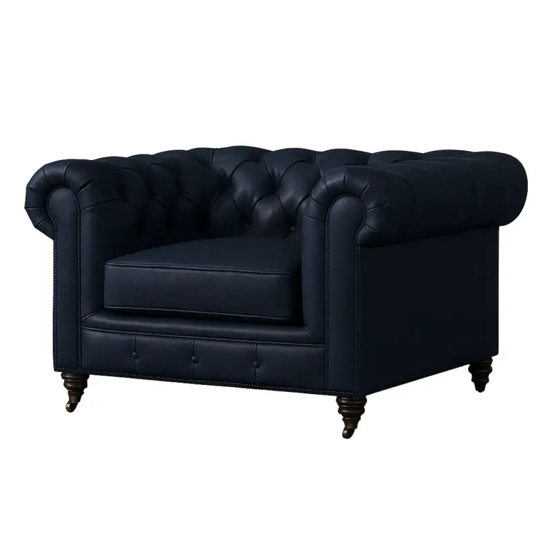 Chesterfield Sofa Chair Deep Navy