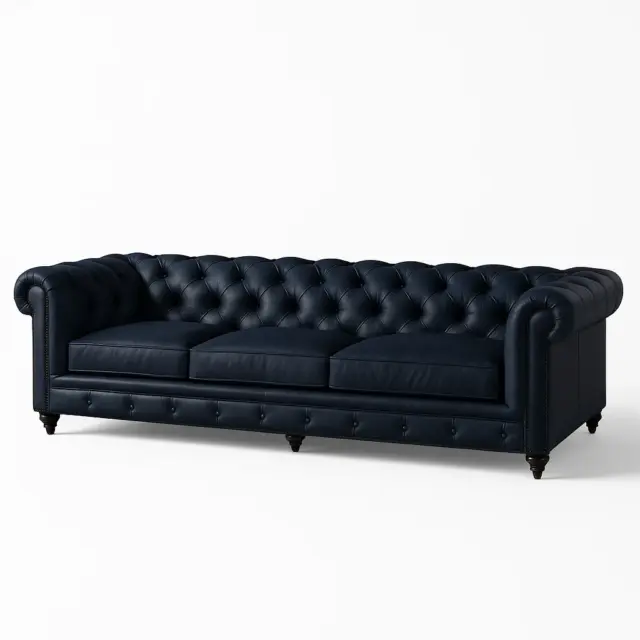 Chesterfield Sofa Deep Navy