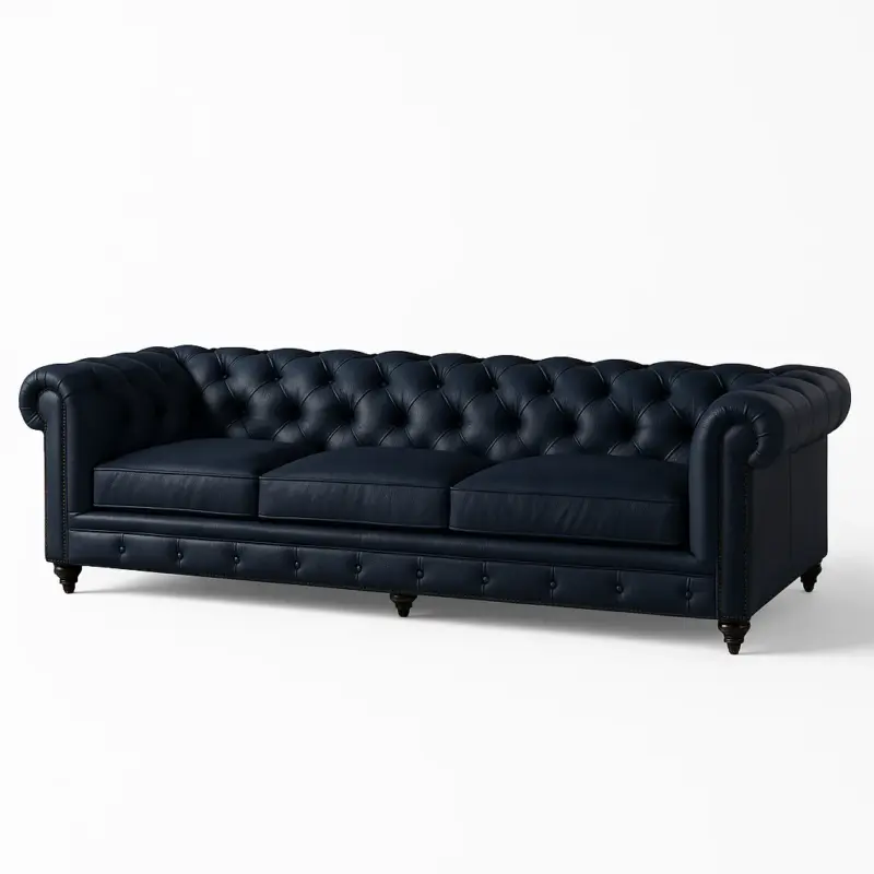 Chesterfield Sofa Deep Navy