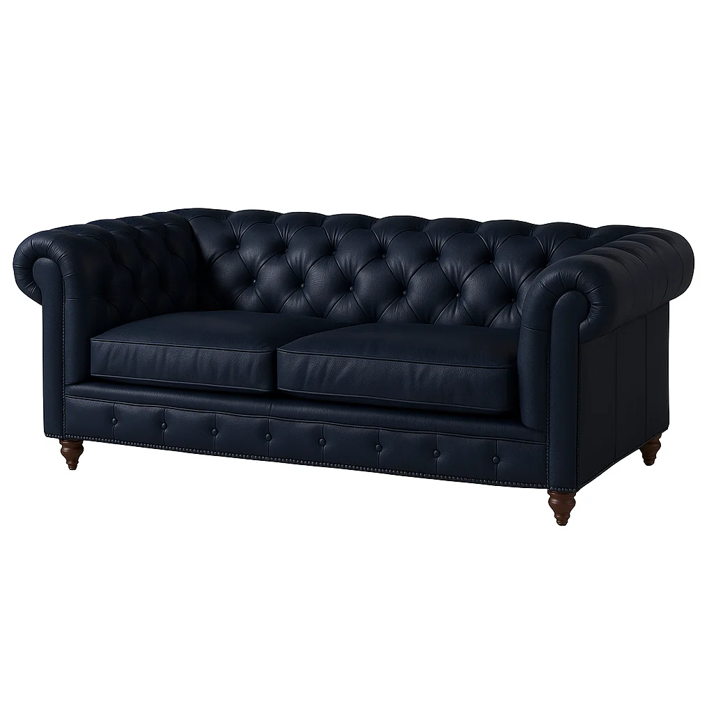 Chesterfield Sofa Loveseat Deep Navy Chesterfield Sofa Loveseat Deep Navy