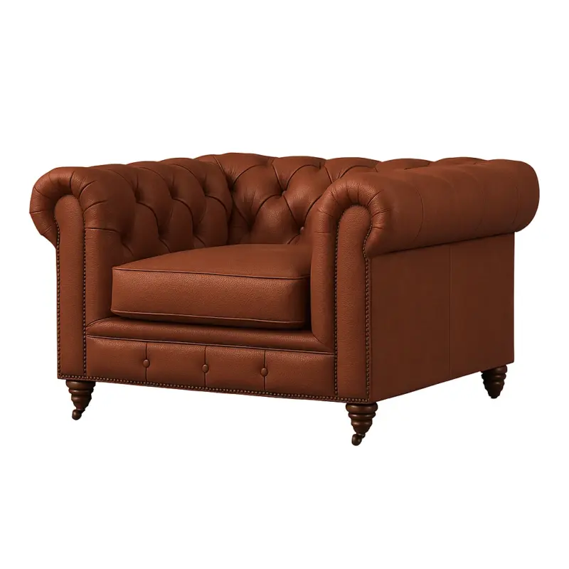 Chesterfield Sofa Chair Rosewood