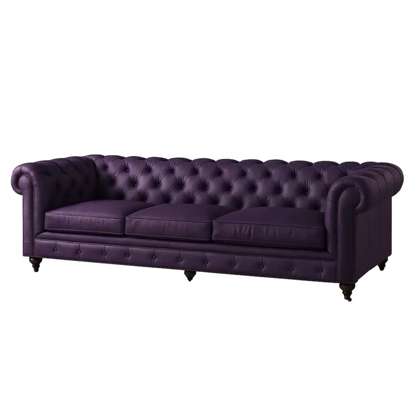 Chesterfield Sofa Purple