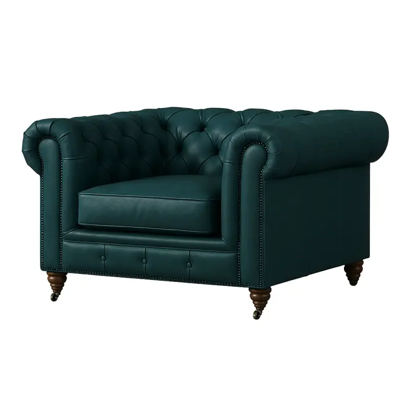 Chesterfield Sofa Chair Deep Teal