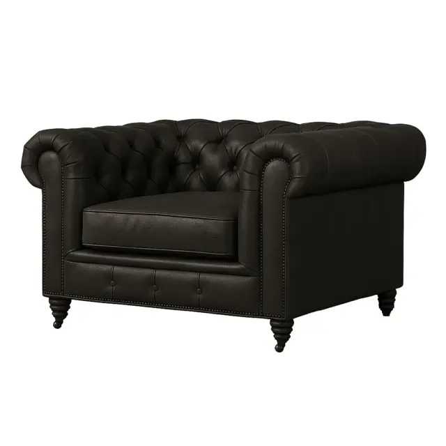Chesterfield Sofa Chair Espresso