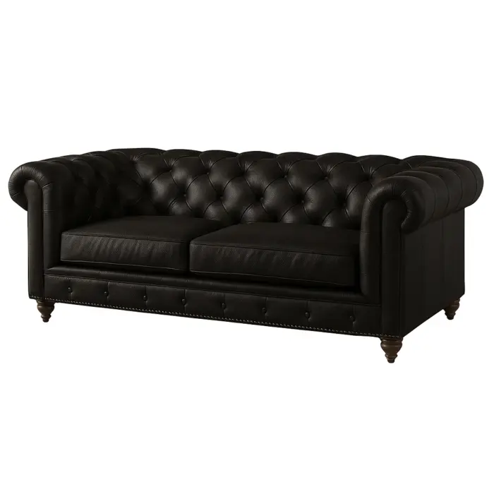 Chesterfield Sofa Loveseat Espresso