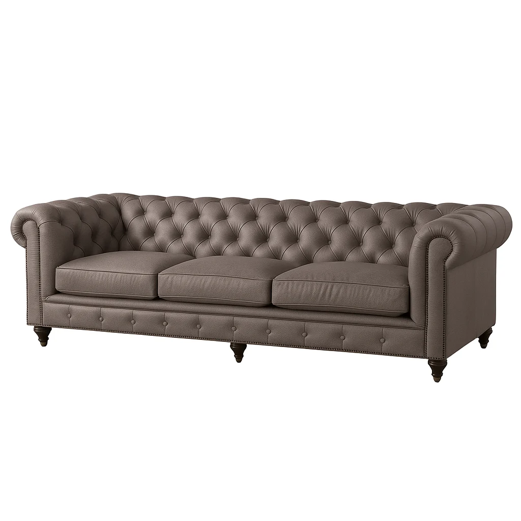 Chesterfield Sofa Mauve Gray Chesterfield Sofa Mauve Gray