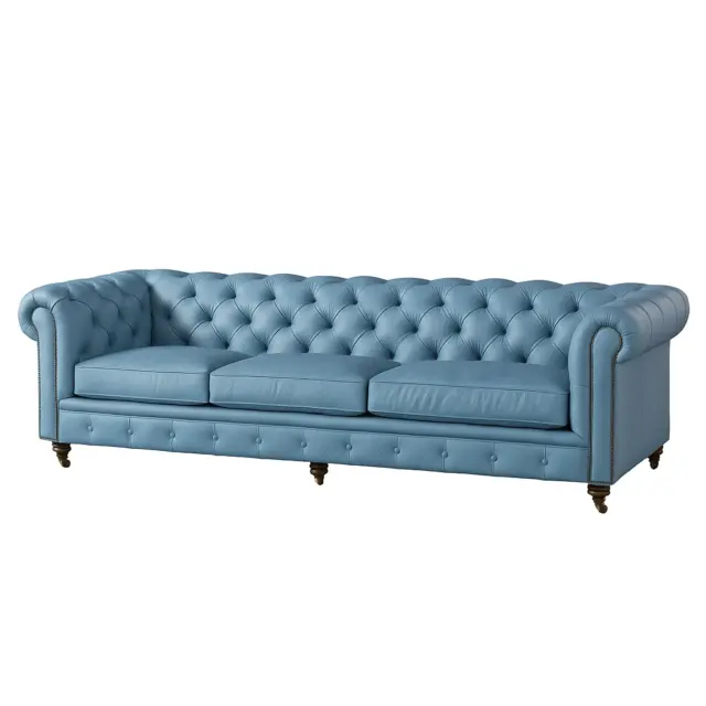 Chesterfield Sofa Powder Blue