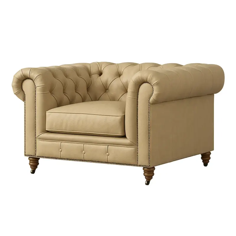 Chesterfield Sofa Chair Sand