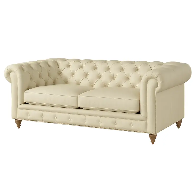 Chesterfield Sofa Loveseat Cream