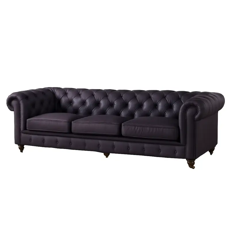 Chesterfield Sofa Eggplant