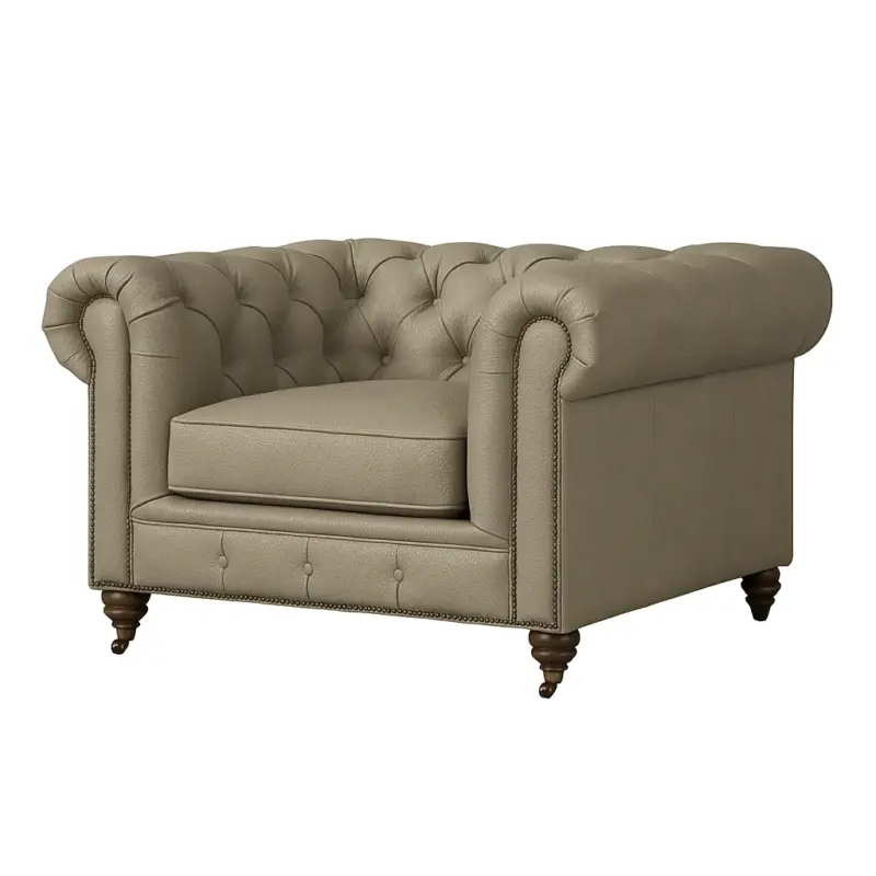 Chesterfield Sofa Chair Stone