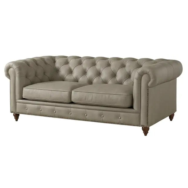 Chesterfield Sofa Loveseat Stone