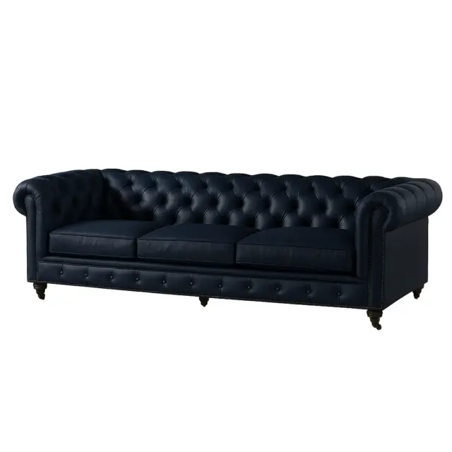 Chesterfield Sofa Navy Blue