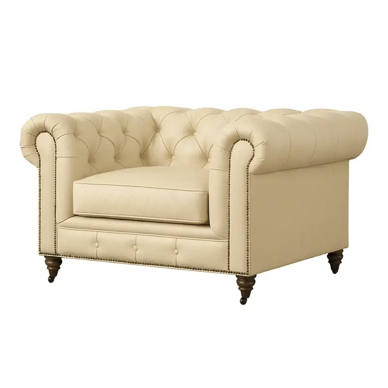 Chesterfield Sofa Chair Vanilla
