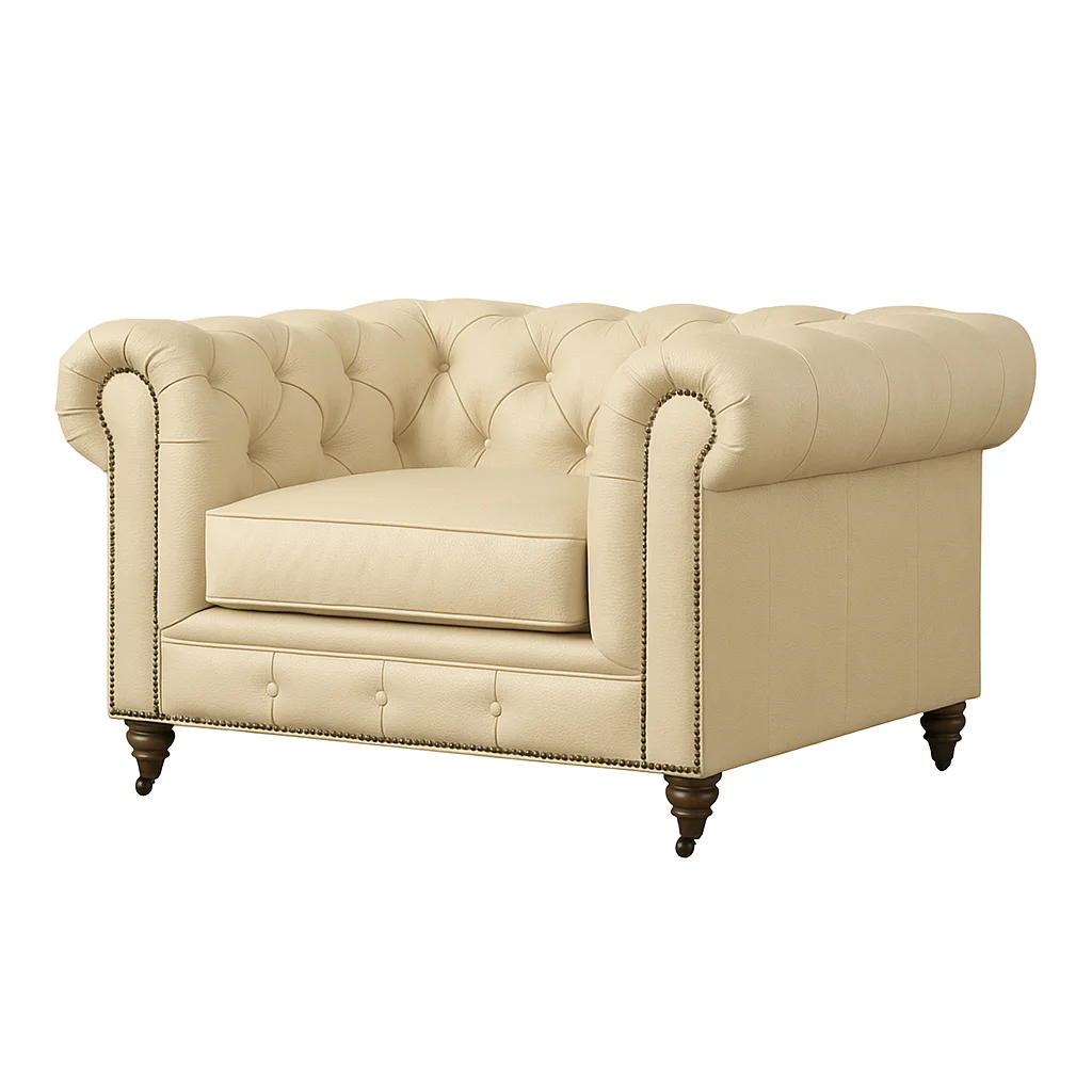Chesterfield Sofa Chair Vanilla Chesterfield Sofa Chair Vanilla