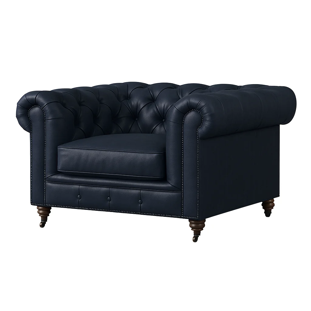 Chesterfield Sofa Chair Midnight Navy Chesterfield Sofa Chair Midnight Navy