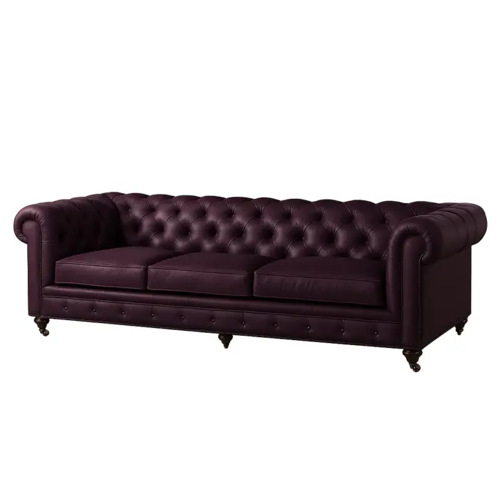 Chesterfield Sofa Plum
