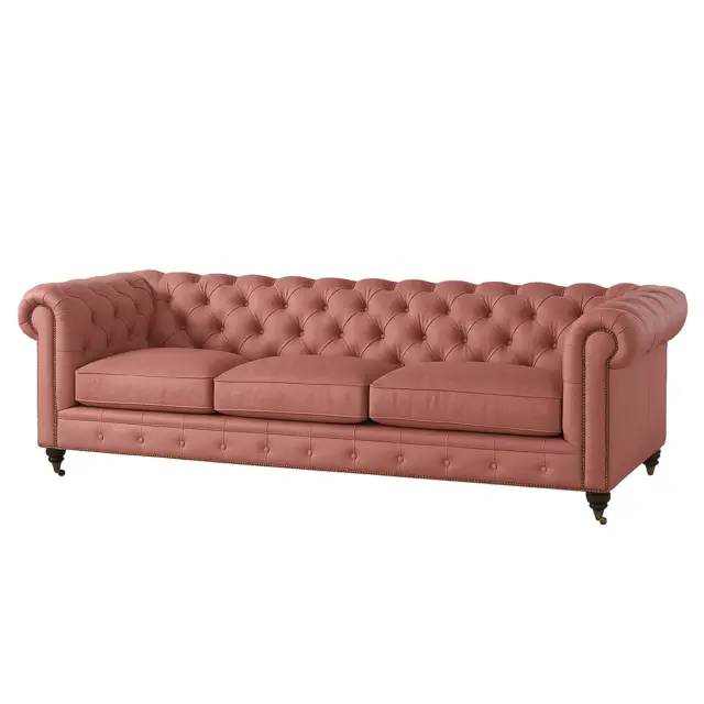 Chesterfield Sofa Dusty Rose