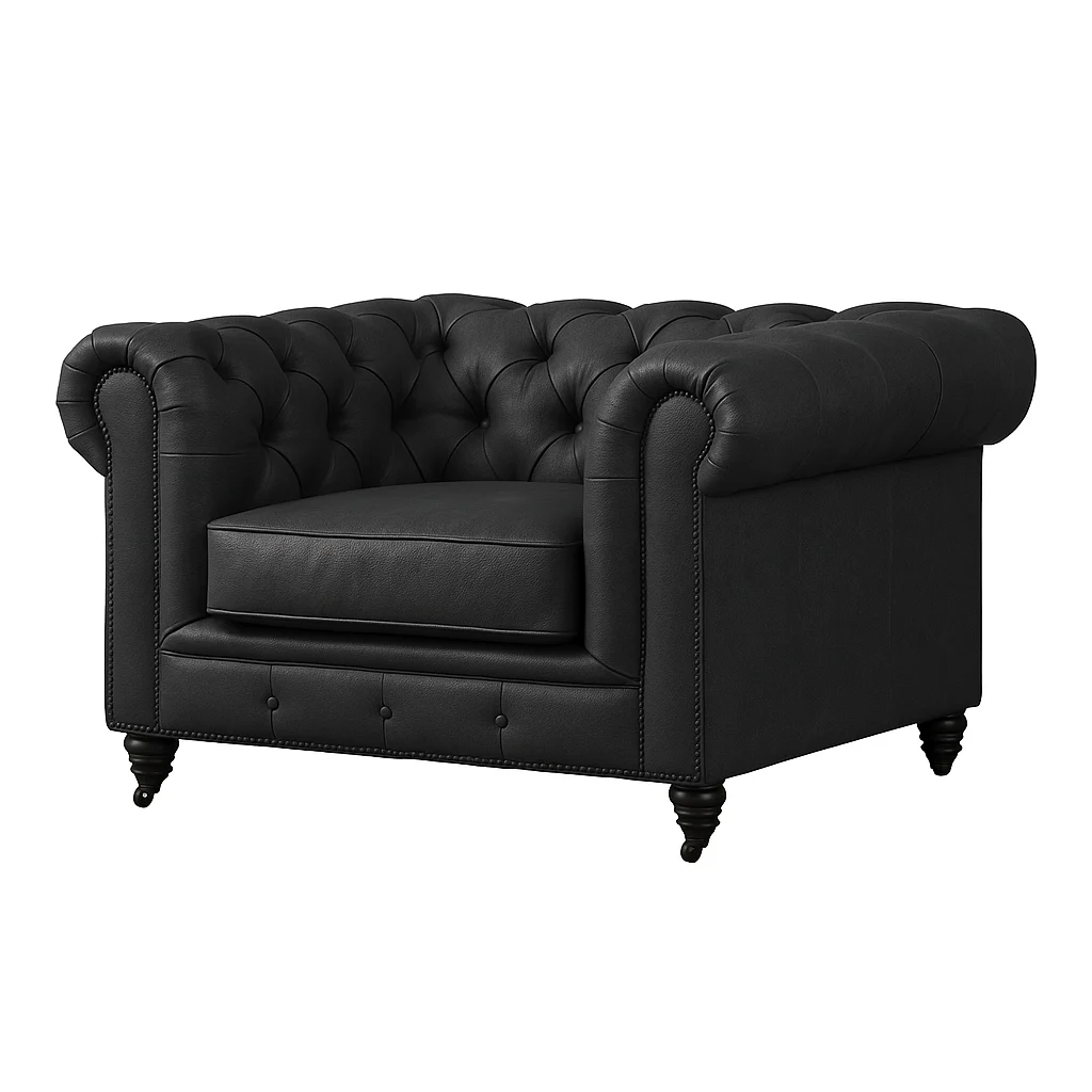 Chesterfield Sofa Chair Charcoal Gray Chesterfield Sofa Chair Charcoal Gray