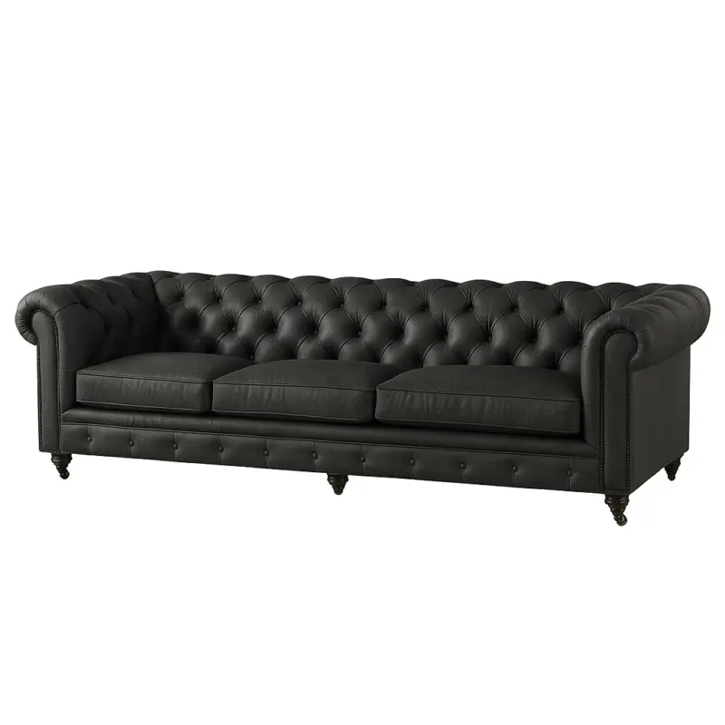 Chesterfield Sofa Charcoal Gray